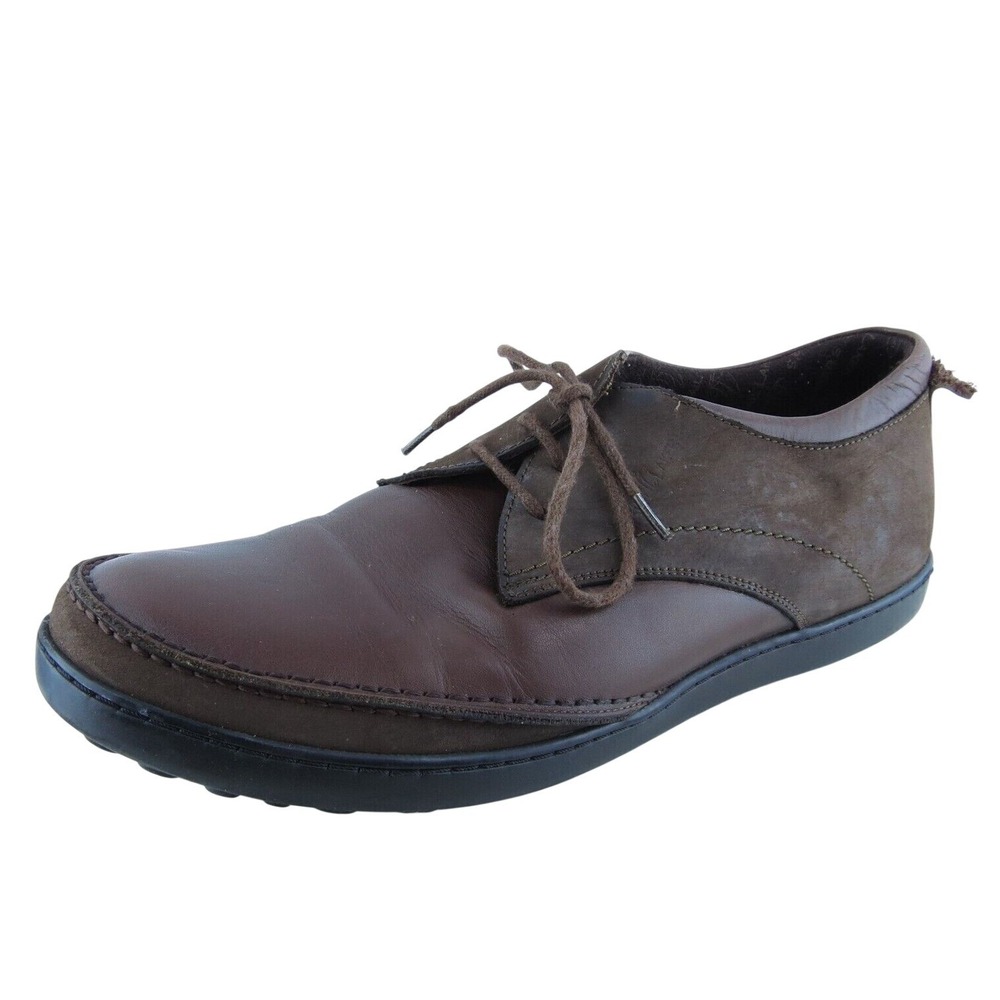 Sail Lakers Men Sneaker Shoes Brown Leather Lace‎ Up Size 42 Medium (D, M)